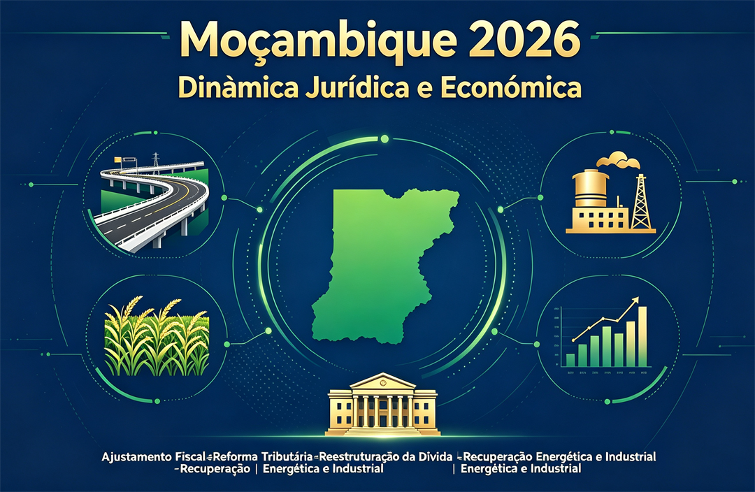 Aqui vão as novas notícias jurídicas e económicas de Moçambique em 2026